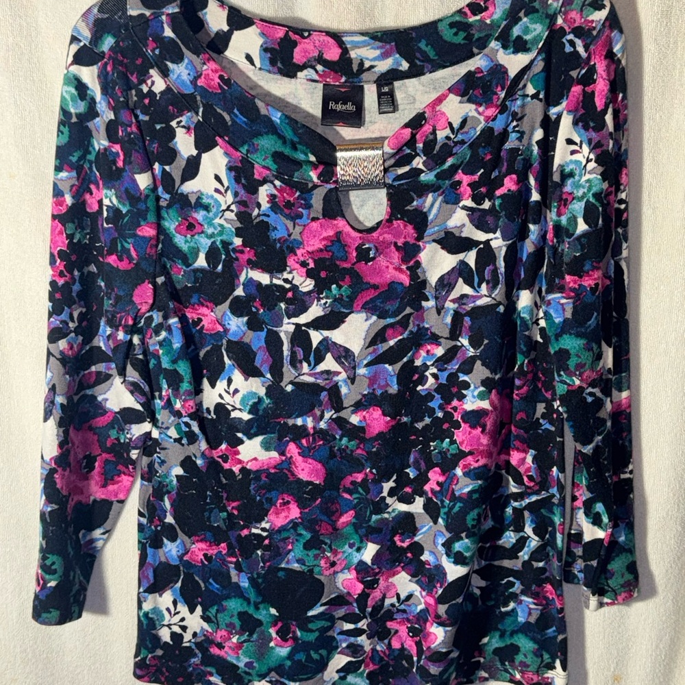 Rafaella Women's Floral Top - Multicolor